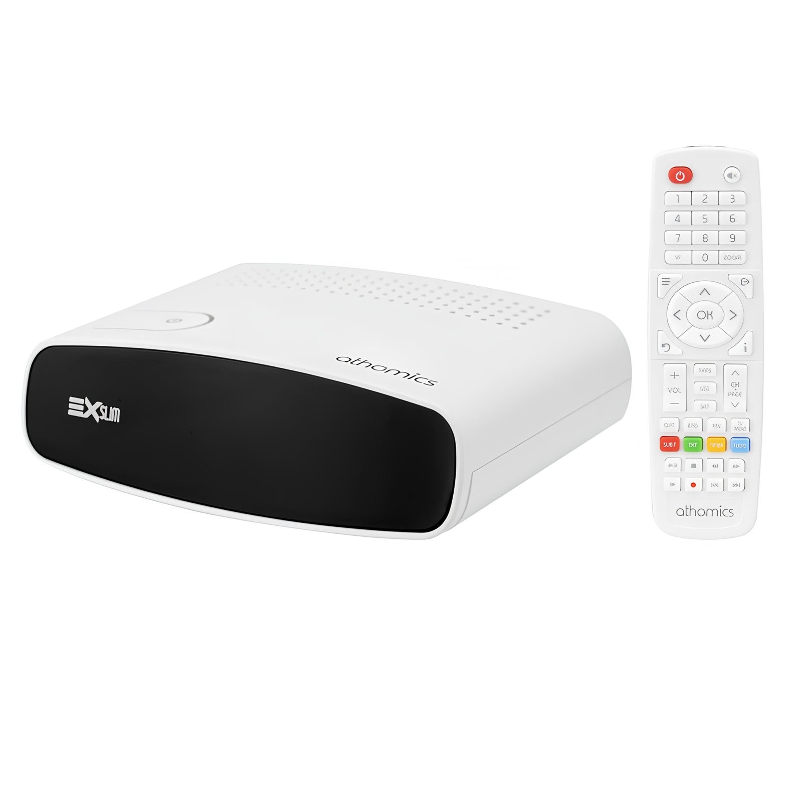 Receptor Athomics Ex Slim Ultra Hd Wi-Fi Branco
