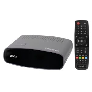 Receptor Athomics Ex Slim Ultra Hd Wi-Fi Cinza